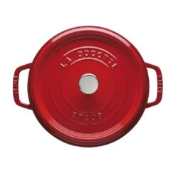 Staub Cocotte 28 Cm, Rund, Kirsch-Rot, Gusseisen 9 Staub Cocotte 28 Cm, Rund, Kirsch-Rot, Gusseisen -Zwilling Verkäufe 40509 835 0 3 1