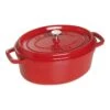 Staub Cocotte 29 Cm, Oval, Kirsch-Rot, Gusseisen -Zwilling Verkäufe 40509 857 0 1