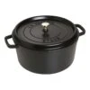 Staub Cocotte 30 Cm, Rund, Schwarz, Gusseisen
