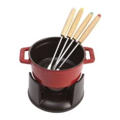 Staub Mini Fondue Set 10 Cm, Kirsch-Rot -Zwilling Verkäufe 40509 900 0 2
