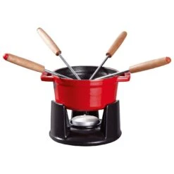 Staub Mini Fondue Set 10 Cm, Kirsch-Rot -Zwilling Verkäufe 40509 900 0 3