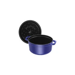 Staub Cocotte 22 Cm, Rund, Dunkelblau, Gusseisen -Zwilling Verkäufe 40510 265 0 5 2