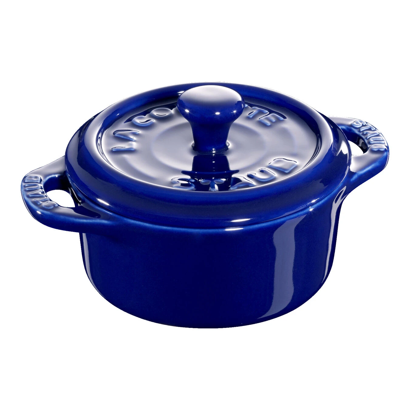 Staub Mini Cocotte 10 Cm, Rund, Dunkelblau, Keramik 3 Staub Mini Cocotte 10 Cm, Rund, Dunkelblau, Keramik