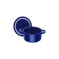 Staub Mini Cocotte 10 Cm, Rund, Dunkelblau, Keramik 13 Staub Mini Cocotte 10 Cm, Rund, Dunkelblau, Keramik -Zwilling Verkäufe 40510 786 0 6