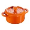 Staub Mini Cocotte 10 Cm, Rund, Orange, Keramik -Zwilling Verkäufe 40511 085 0 1