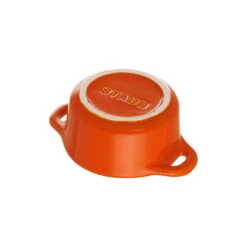 Staub Mini Cocotte 10 Cm, Rund, Orange, Keramik 12 Staub Mini Cocotte 10 Cm, Rund, Orange, Keramik -Zwilling Verkäufe 40511 085 0 5