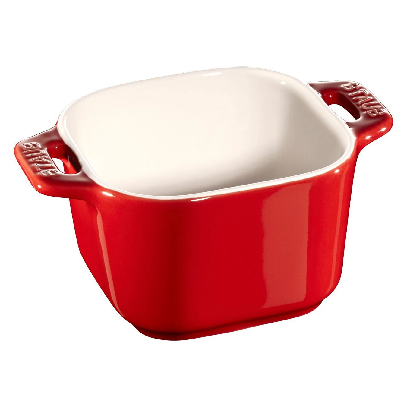 Staub XS Mini Cocotte Set 2-tlg, Quadratisch, Kirsch-Rot, Keramik 4 Staub XS Mini Cocotte Set 2-tlg, Quadratisch, Kirsch-Rot, Keramik – Bild 2