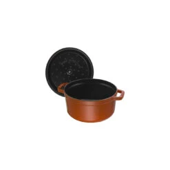 Staub Cocotte 26 Cm, Rund, Zimt, Gusseisen -Zwilling Verkäufe 40511 295 0 5