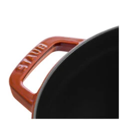 Staub Cocotte 28 Cm, Rund, Zimt, Gusseisen -Zwilling Verkäufe 40511 295 0 6 1