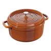 Staub Cocotte 26 Cm, Rund, Zimt, Gusseisen
