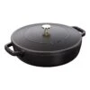 Staub Bräter Mit Chistera Drop-Structure 24 Cm, Gusseisen
