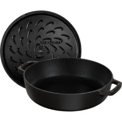 Staub Bräter Mit Chistera Drop-Structure 24 Cm, Gusseisen -Zwilling Verkäufe 40511 473 0 2