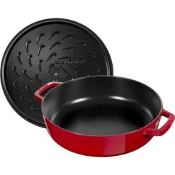 Staub Bräter Mit Chistera Drop-Structure 28 Cm, Gusseisen -Zwilling Verkäufe 40511 474 0 2