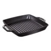 Staub Grillpfanne 28 X 28 Cm, Gusseisen, Schwarz