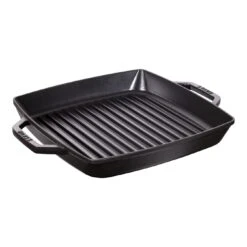 Staub Grillpfanne 28 X 28 Cm, Gusseisen, Schwarz