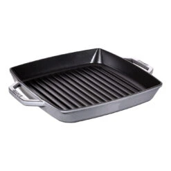 Staub Grillpfanne 28 X 28 Cm, Gusseisen, Graphit-Grau