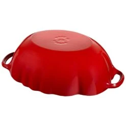Staub Cocotte 25 Cm, Tomate, Kirsch-Rot, Gusseisen -Zwilling Verkäufe 40511 774 0 3