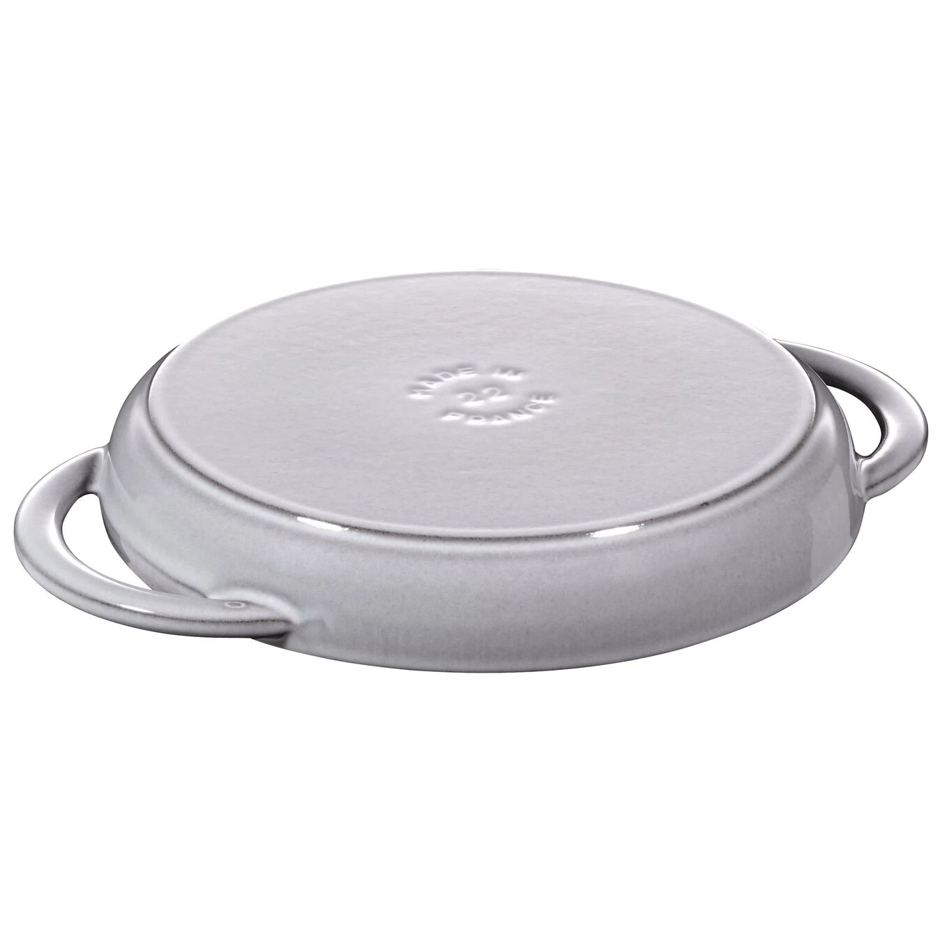 Staub Pure Grill 23 Cm, Rund, Graphit-Grau, Gusseisen 4 Staub Pure Grill 23 Cm, Rund, Graphit-Grau, Gusseisen – Bild 2