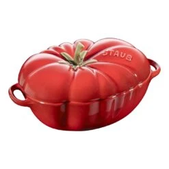 Staub Cocotte 16 Cm, Tomate, Kirsch-Rot, Keramik