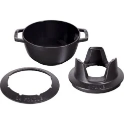 Staub Fondue Set 20 Cm, Schwarz -Zwilling Verkäufe 40511 972 0 1