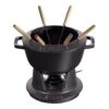 Staub Fondue Set 20 Cm, Schwarz
