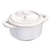 Staub Mini Cocotte 10 Cm, Rund, Elfenbein-Weiß, Keramik