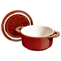 Staub Mini Cocotte 10 Cm, Rund, Antik-Kupfer, Keramik -Zwilling Verkäufe 40511 999 0 1