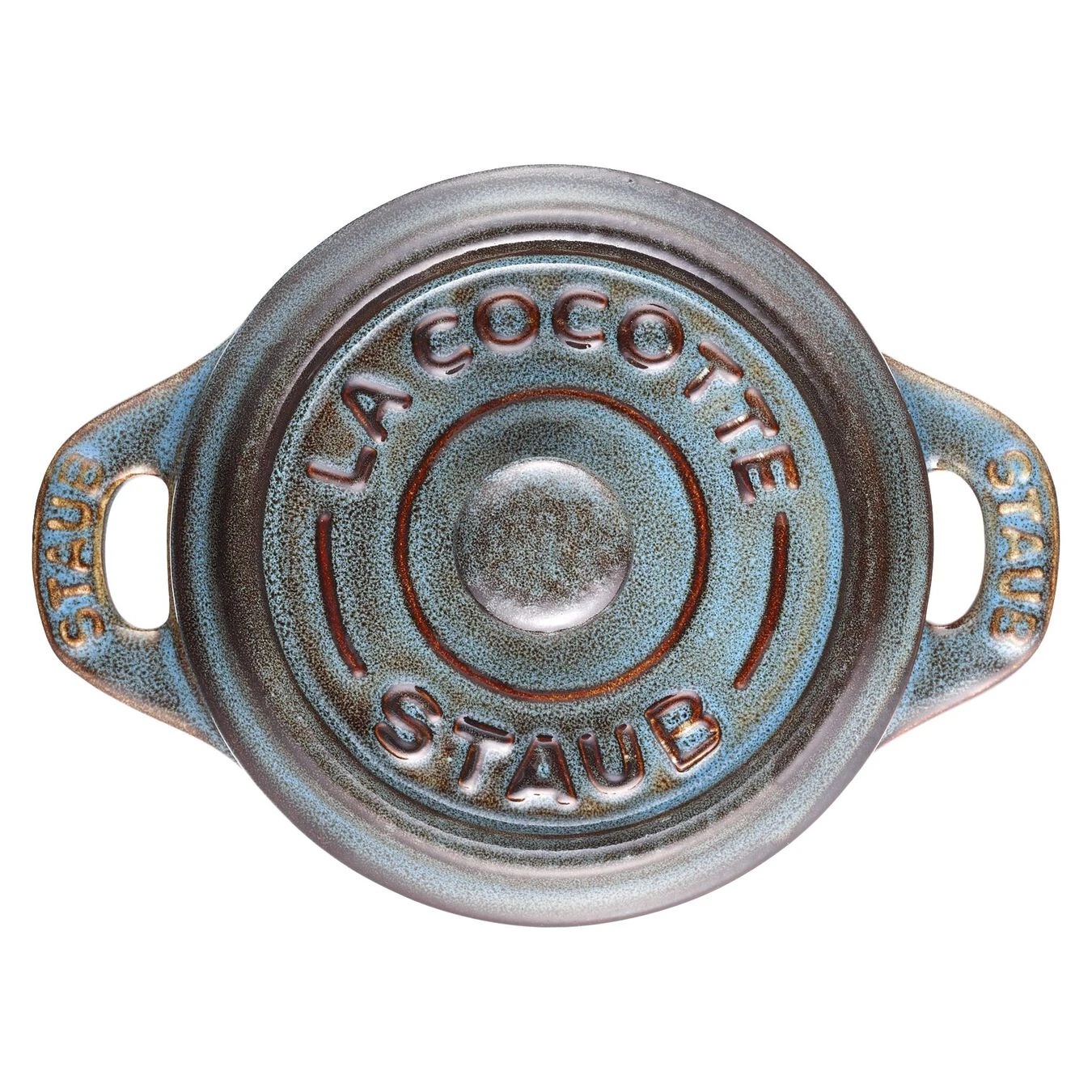 Staub Mini Cocotte 10 Cm, Rund, Antik-Türkis, Keramik 5 Staub Mini Cocotte 10 Cm, Rund, Antik-Türkis, Keramik – Bild 3