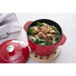 Staub Reis-Cocotte 16 Cm, Rund, Kirsch-Rot, Gusseisen -Zwilling Verkäufe 424409817