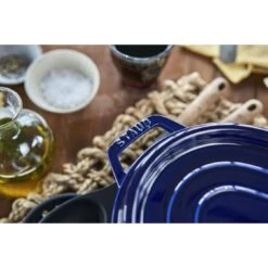 Staub Cocotte 33 Cm, Oval, Dunkelblau, Gusseisen -Zwilling Verkäufe 424419733