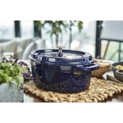 Staub Cocotte 33 Cm, Oval, Dunkelblau, Gusseisen -Zwilling Verkäufe 424419735
