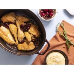 Staub Cocotte 33 Cm, Oval, Grenadine-Rot, Gusseisen -Zwilling Verkäufe 424420853