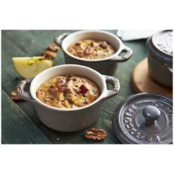Staub Mini Cocotte 10 Cm, Rund, Antik-Grau, Keramik -Zwilling Verkäufe 424421812