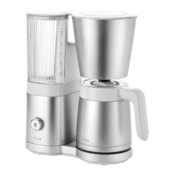 Zwilling Filterkaffeemaschine, 1,25 L, Silber-Weiß