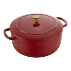 Ballarini Cocotte 24 Cm, Rund, Rot, Gusseisen