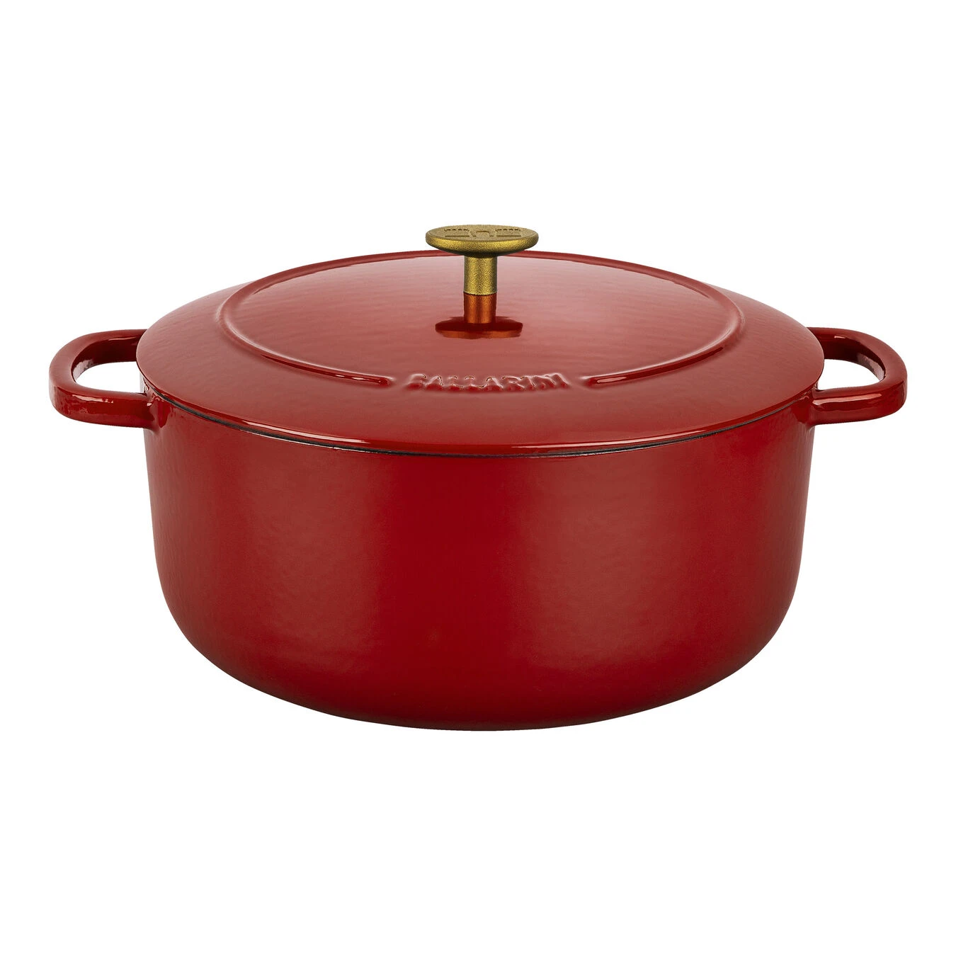 Ballarini Cocotte 28 Cm, Rund, Rot, Gusseisen 4 Ballarini Cocotte 28 Cm, Rund, Rot, Gusseisen – Bild 2