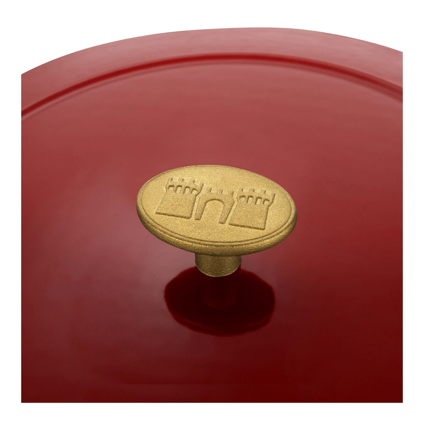 Ballarini Cocotte 28 Cm, Rund, Rot, Gusseisen 8 Ballarini Cocotte 28 Cm, Rund, Rot, Gusseisen – Bild 6