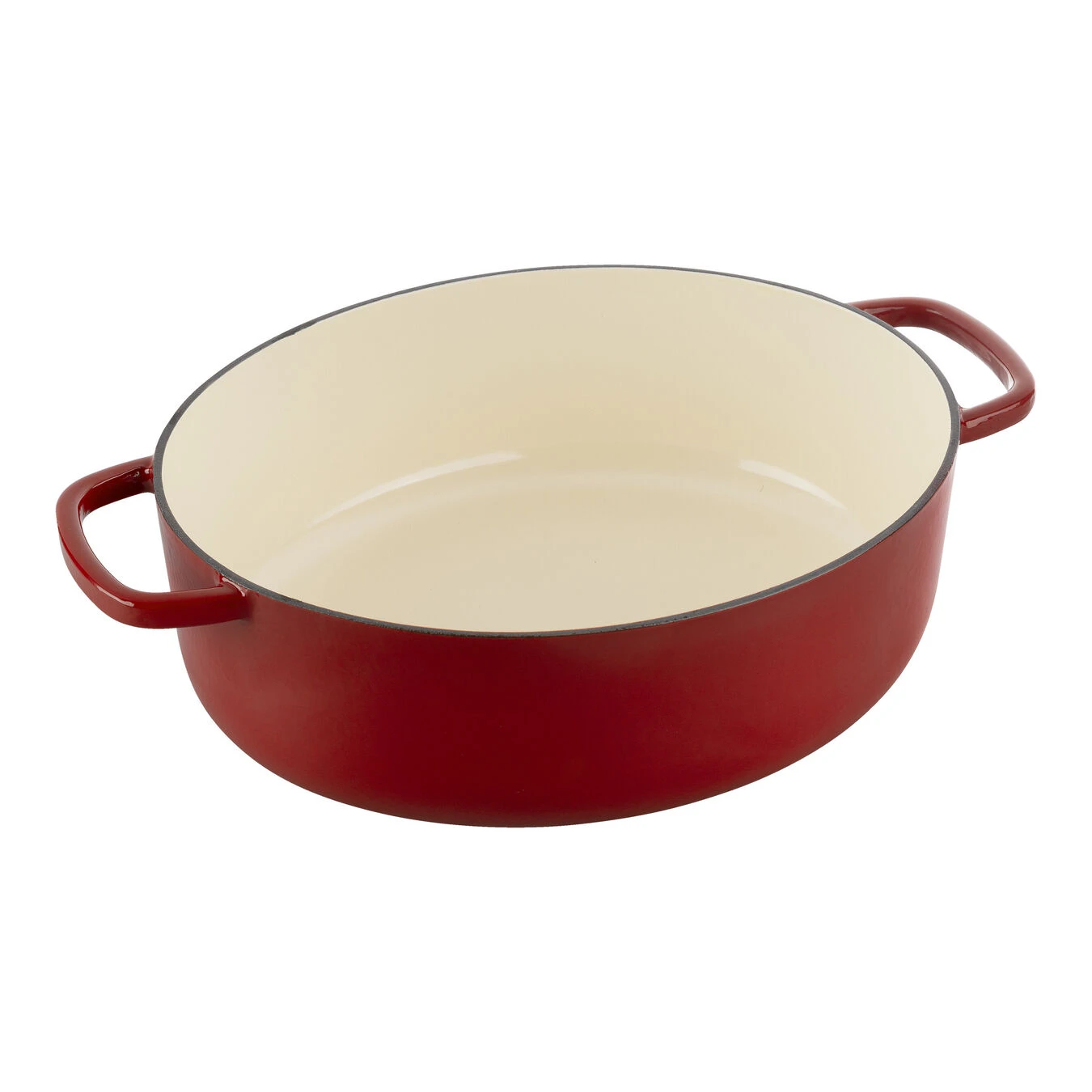 Ballarini Cocotte 29 Cm, Oval, Rot, Gusseisen 7 Ballarini Cocotte 29 Cm, Oval, Rot, Gusseisen – Bild 5