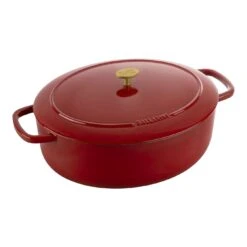Ballarini Cocotte 37 Cm, Oval, Rot, Gusseisen