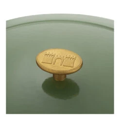 Ballarini Cocotte 33 Cm, Oval, Grün, Gusseisen 13 Ballarini Cocotte 33 Cm, Oval, Grün, Gusseisen -Zwilling Verkäufe 75003 572 0 000001296