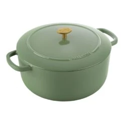 Ballarini Cocotte 28 Cm, Rund, Grün, Gusseisen