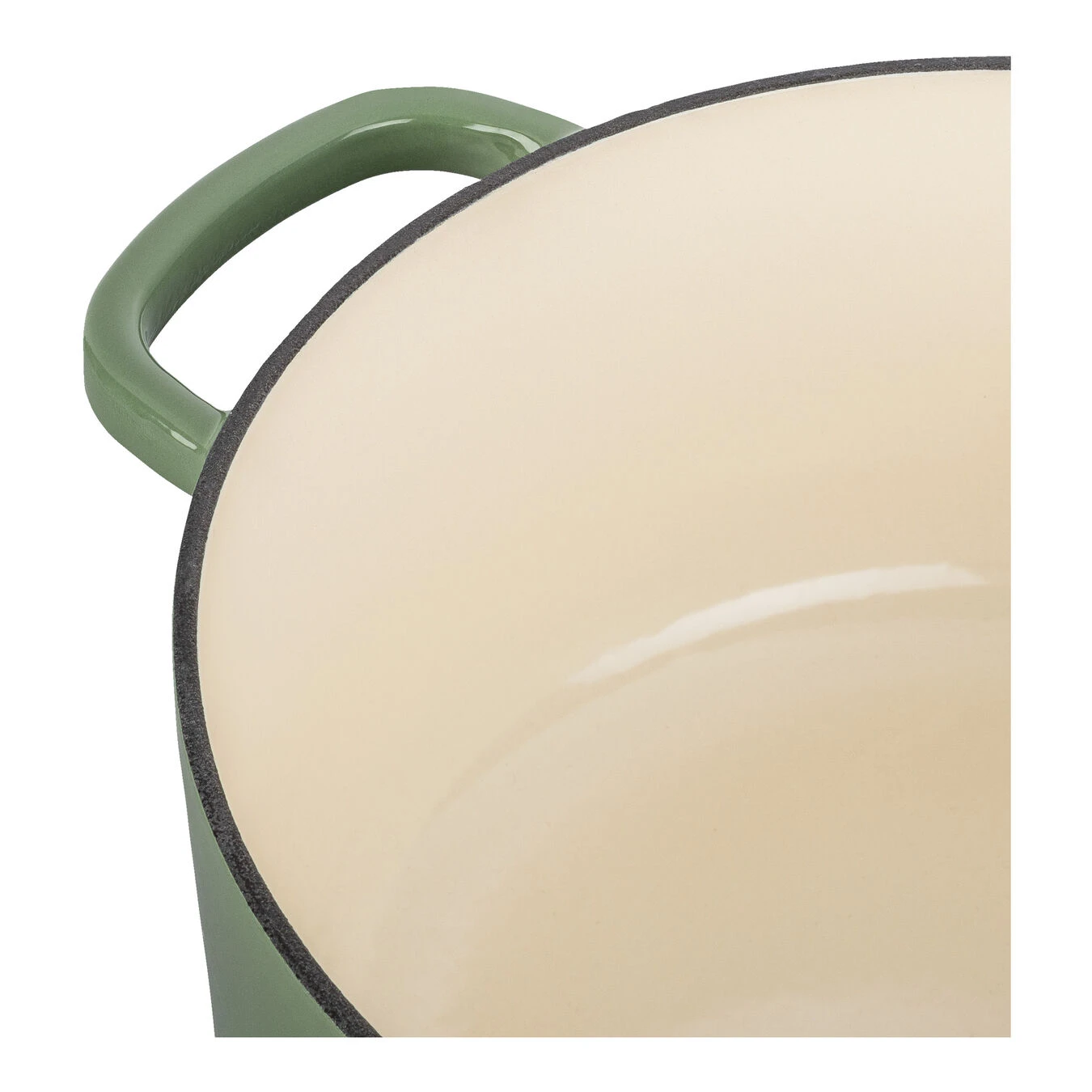 Ballarini Cocotte 28 Cm, Rund, Grün, Gusseisen 7 Ballarini Cocotte 28 Cm, Rund, Grün, Gusseisen – Bild 5