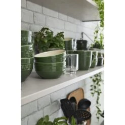 Staub Schüssel 12 Cm, Keramik, Basilikum-Grün -Zwilling Verkäufe 750032037