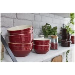 Staub Schüssel 12 Cm, Keramik, Antik-Kupfer 11 Staub Schüssel 12 Cm, Keramik, Antik-Kupfer -Zwilling Verkäufe 750032249