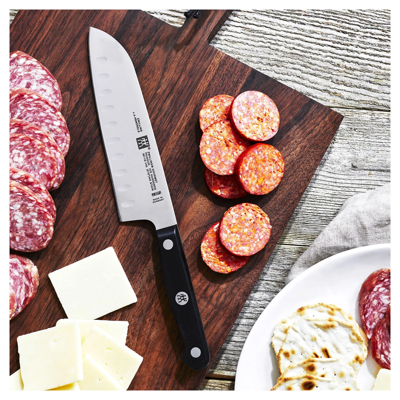 Zwilling Santokumesser 14 Cm, Kullenschliff 5 Zwilling Santokumesser 14 Cm, Kullenschliff – Bild 3