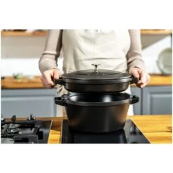 Staub Kochtopfset 2-tlg, Gusseisen -Zwilling Verkäufe 750044634