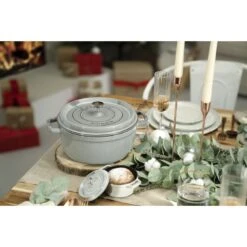 Staub Cocotte 22 Cm, Rund, Graphit-Grau, Gusseisen -Zwilling Verkäufe 750047423