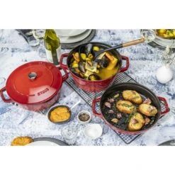 Staub Kochtopfset 3-tlg, Gusseisen -Zwilling Verkäufe 750050191