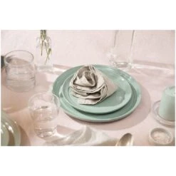 Staub Teller Flach 20 Cm, Keramik, Salbeigrün -Zwilling Verkäufe 750052313